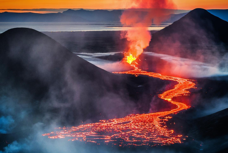 The recent Iceland volcano eruption is part of Iceland's geological history.